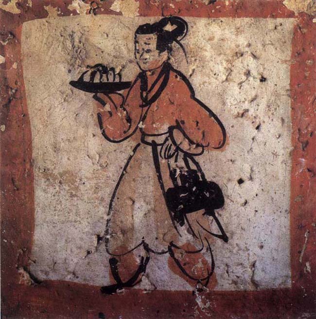 Scène domestique - Art Wei-Jin