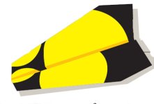 Origami d'avion, modèle Triplan