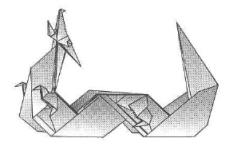 Origami de dragon - image de menu