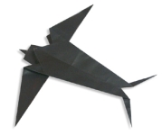 Origami d'hirondelle - image de menu