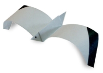 Origami de mouette - image de menu