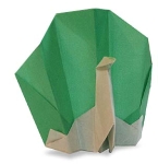 Origami de paon - image de menu