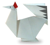 Origami de poulet - image de menu