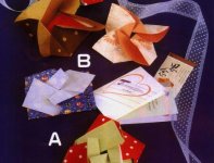 Origami d'enveloppe fleur