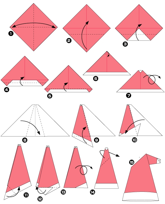 Origami de bonnet