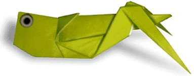 Origami de sauterelle - menu