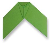 Origami de boomerang - menu