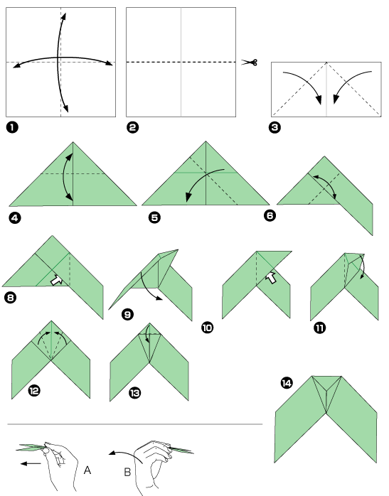 Origami de boomerang