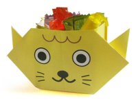 Origami pudełka dla kota