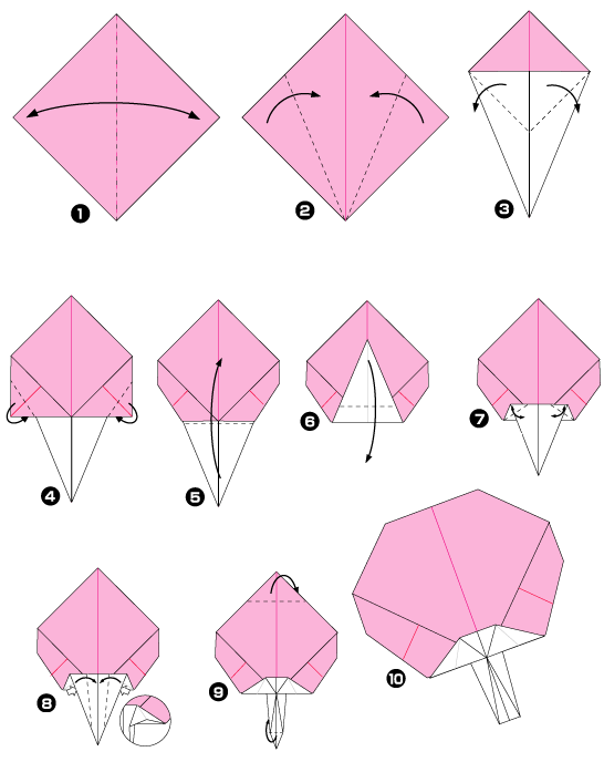 Origami-fjeder