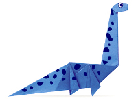Origami de dinosaure - menu