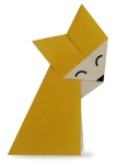 Origami de renard - menu