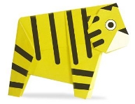 Origami de tigre - menu