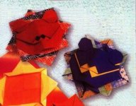 Origami du zodiac : tête du lion