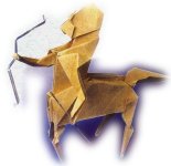 Origami du zodiac : sagittaire archer