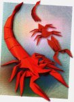 Origami du zodiac : scorpion